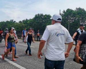 CNDH exhorta a Migración y Guardia Nacional respetar la caravana migrante