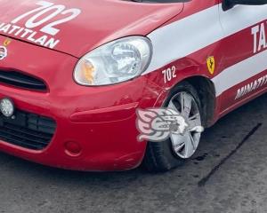 Una dama resultó lesionada en un accidente vial en Minatitlán