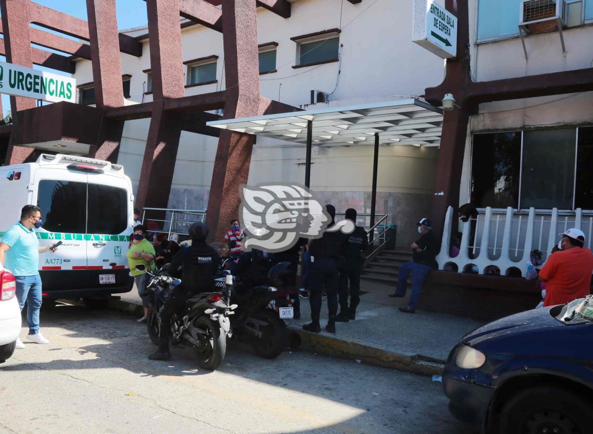 Falsa alarma por hombre armado en IMSS Coatzacoalcos