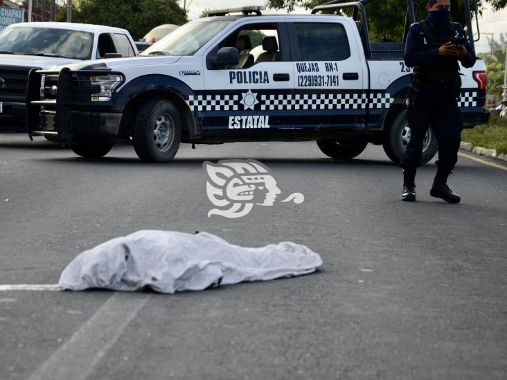 Atropellan a mujer en calles de Veracruz