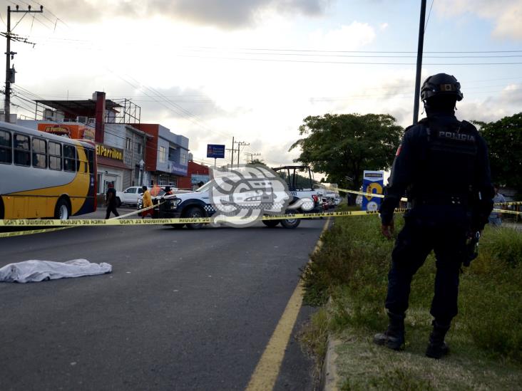 Atropellan a mujer en calles de Veracruz