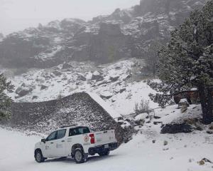Pide CGJ a veracruzanos estar alertas ante frío y primera nevada en Cofre de Perote