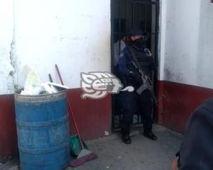 Conato de incendio en la comandancia de la Policía de Las Choapas