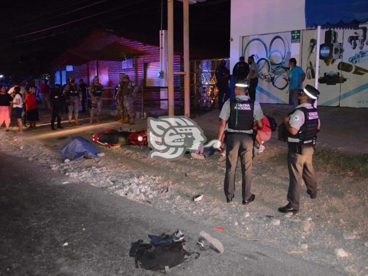 Muere peatón tras ser atropellado por motociclista en Veracruz