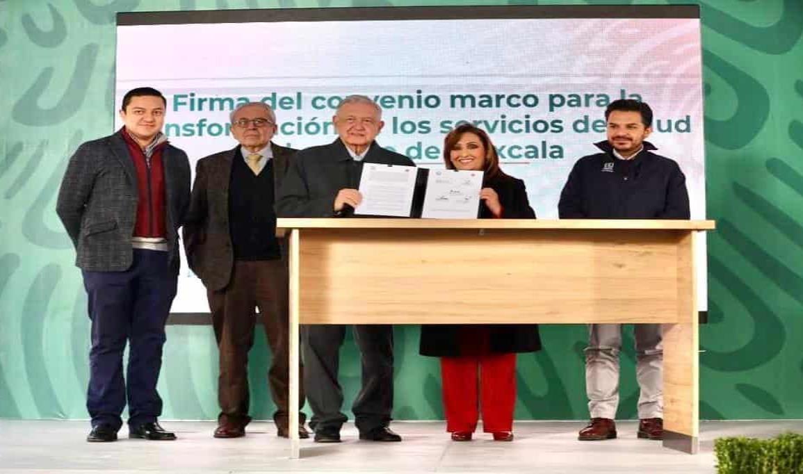 Tlaxcala y Salud firman convenio para federalizar servicios de salud