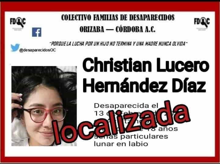 Hallan con vida a Christian Lucero, menor desaparecida en Acultzingo