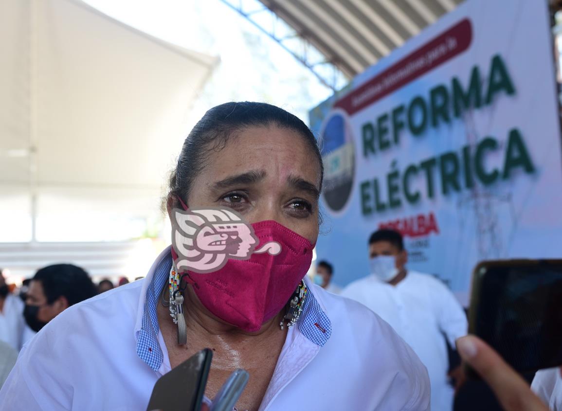 Reforma Eléctrica se aprobará antes de acabar periodo ordinario: Rosalba Valencia