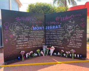 Con mural, recuerdan a víctimas de feminicidio en zona Veracruz-Boca del Río