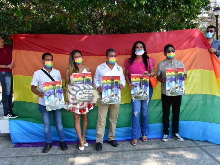 Anuncian la 11va marcha de la comunidad LGBTTTIQ+ en Coatzacoalcos