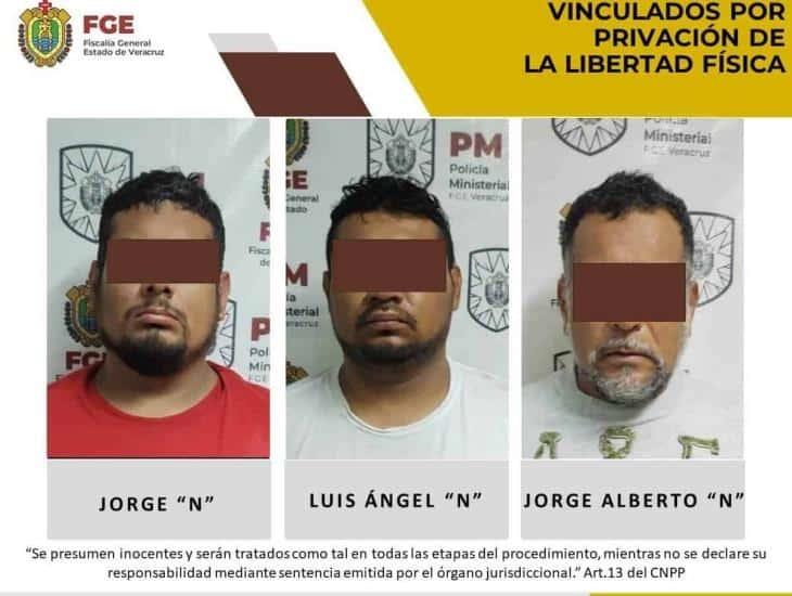 Trío de secuestradores fueron vinculados a proceso en Coatzacoalcos