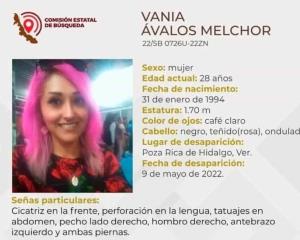 ¿La has visto? Vania de 28 años, desapareció en Poza Rica