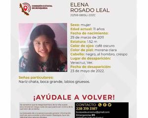 Desaparece niña de 11 años en el puerto de Veracruz
