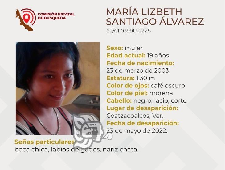 María Lizbeth de 19 años, lleva 3 días ausente en Coatzacoalcos