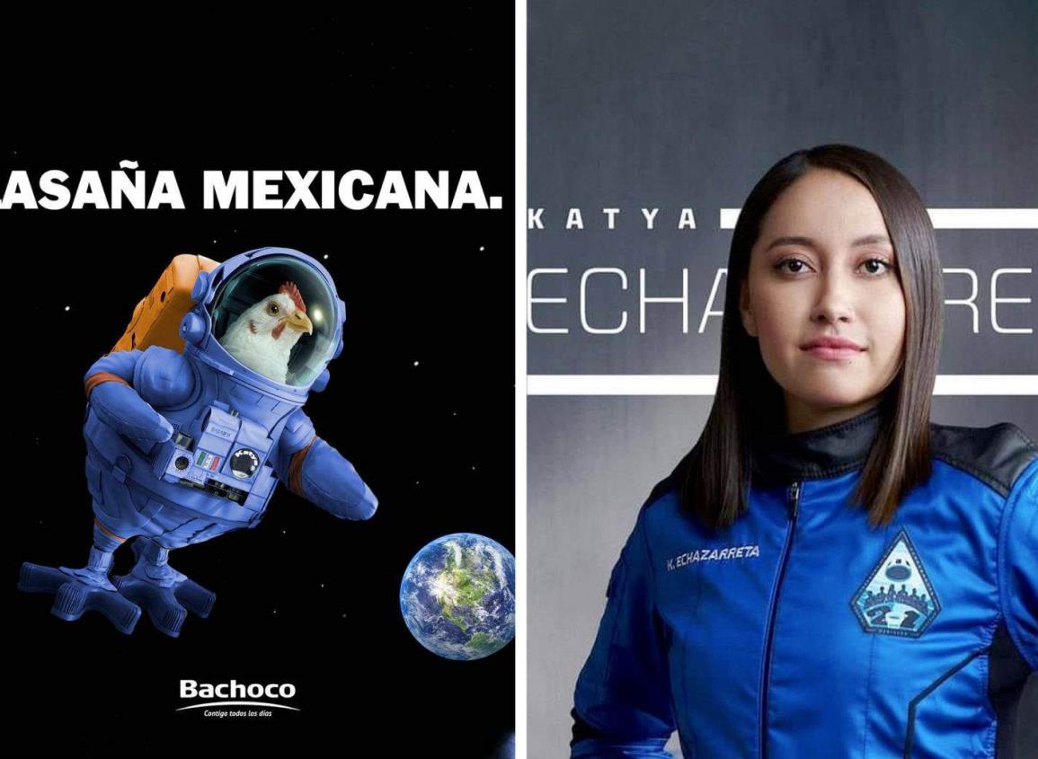 Bachoco dedica campaña a Katya Echazarreta, primer mexicana en el espacio