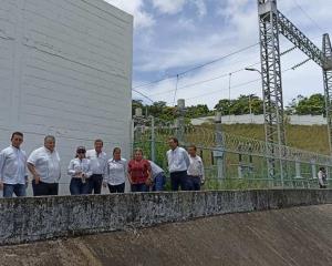 Director de Conagua visita planta de bombeo en Las Choapas