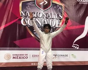 Veracruzano consigue doble medalla en esgrima en los Juegos Nacionales CONADE 2022