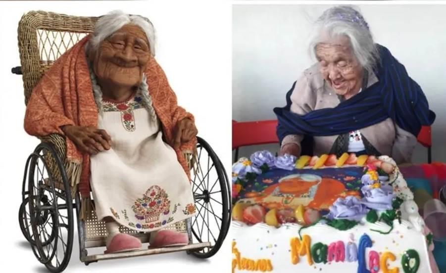 Mujer que inspiró al personaje de mamá coco tiene 108 años!!