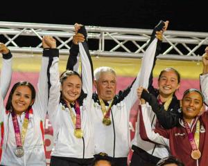 Consigue Veracruz medallas de oro en voleibol de playa en Juegos Nacionales Conade