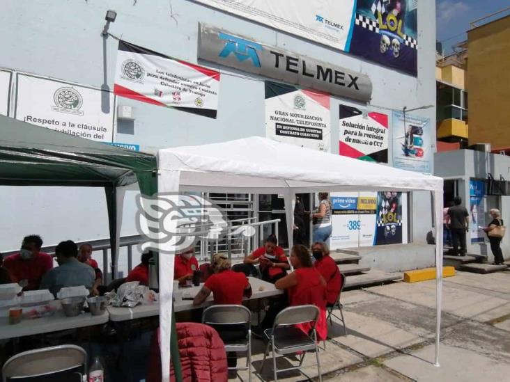 Telefonistas de Orizaba se van a paro; piden respeto al contrato colectivo (+Video)