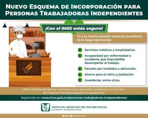 Invita IMSS Veracruz Sur a trabajadores independientes a afiliarse