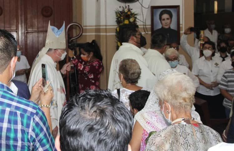 Realizan misa de los abuelos de Jesús Santa Ana y San Joaquín en Boca del Río (Video)