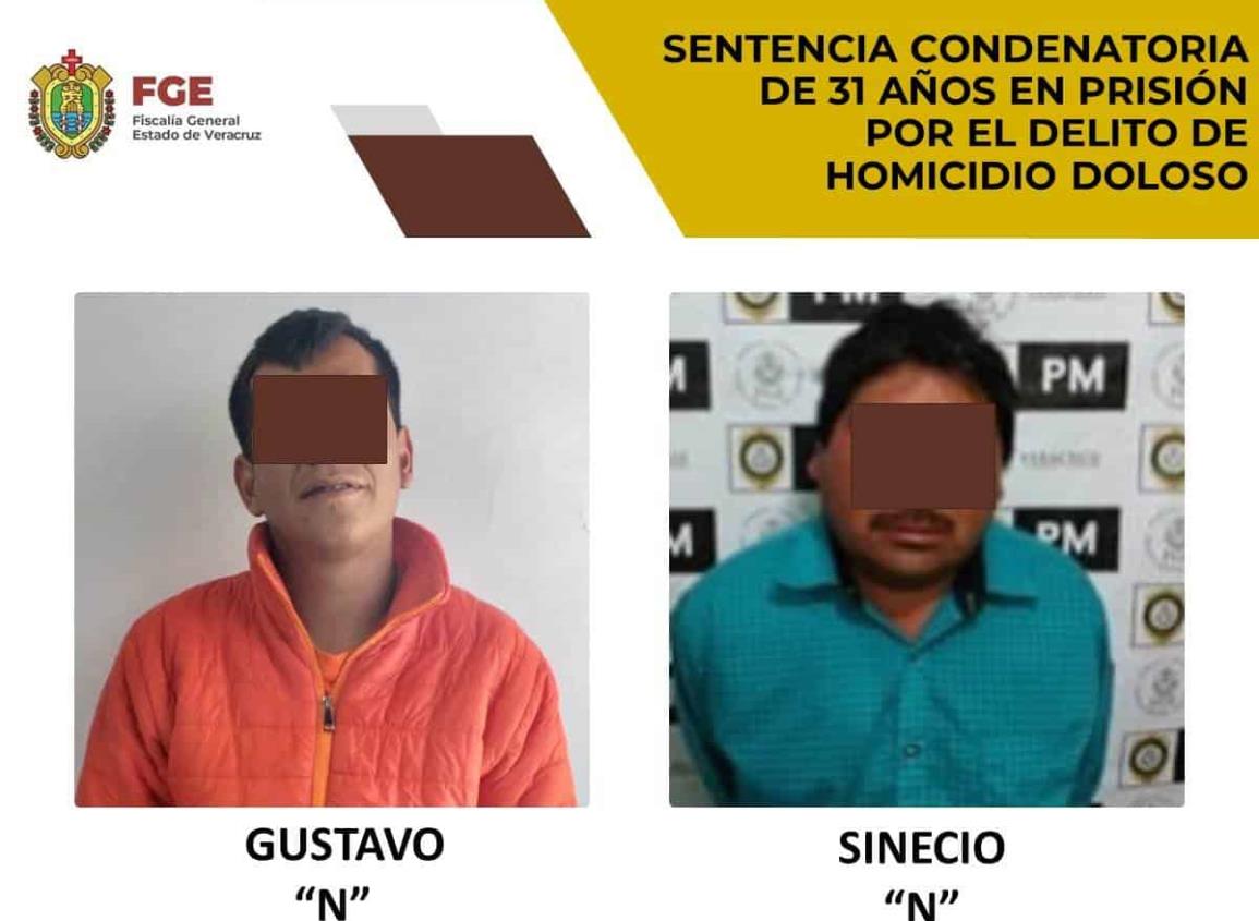 Condenan a 31 años de prisión a dos homicidas en Jalacingo