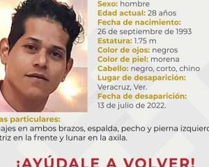 ¡Desde julio lo buscan! Reportan desaparición de un hombre en el puerto de Veracruz