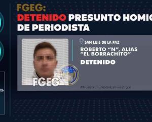 Detienen a Roberto “N” presunto homicida del periodista Ernesto Méndez