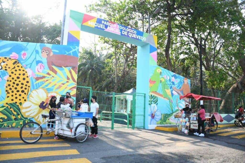 ¡Por vacaciones! Niños en el zoológico en Veracruz tendrán acceso gratis a la alberca