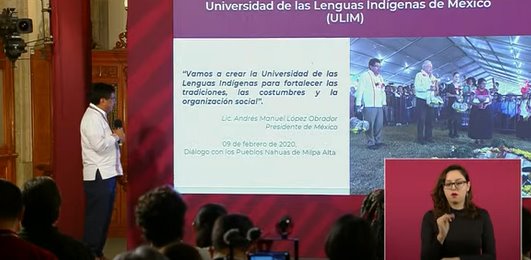 Anuncian creación de la Universidad de las Lenguas Indígenas de México