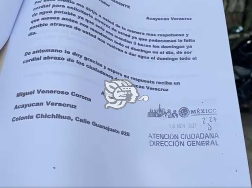 Acusan ante Obrador a CAEV