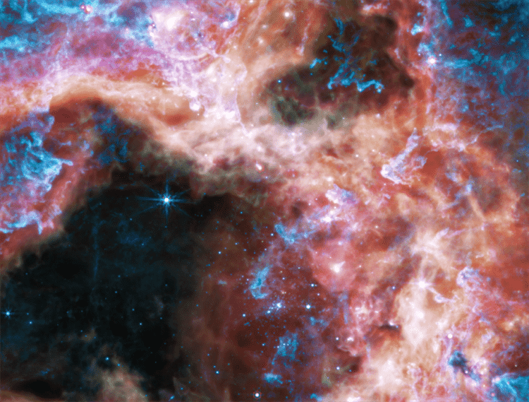 Telescopio James Webb capta una guardería de estrellas en el espacio