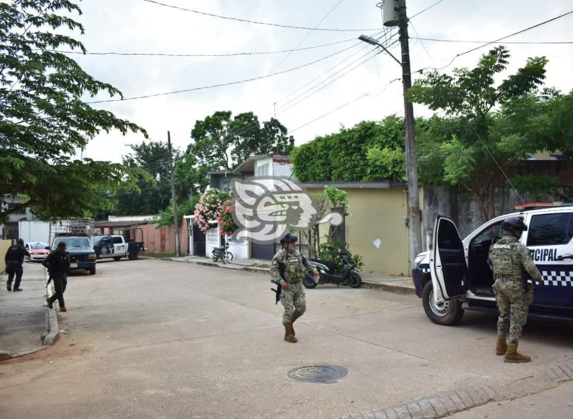 Atacan a balazos residencia de transportista en Acayucan(+Video)