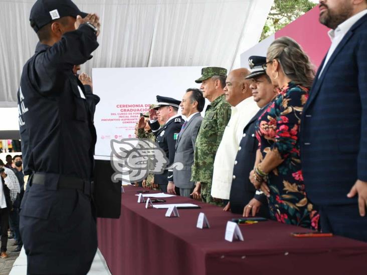 (+Video) Se gradúan 277 nuevos policías en Veracruz