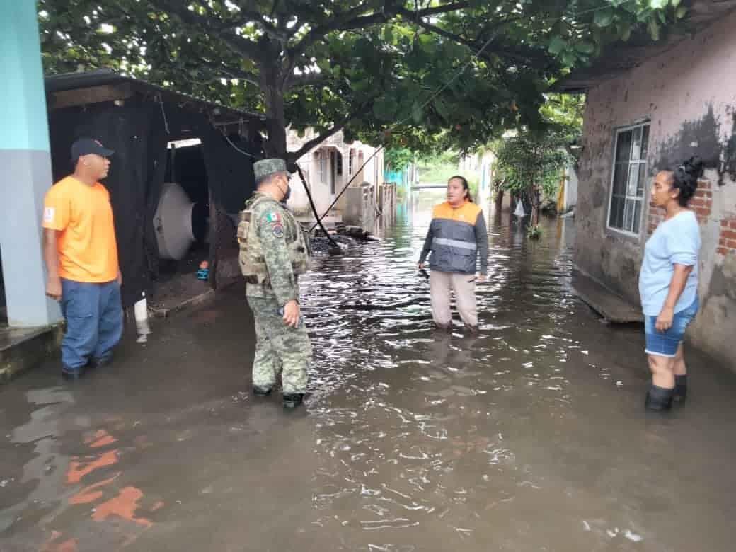 Alvarado se encuentra en fase de recuperación tras inundación y deslave: Sedena