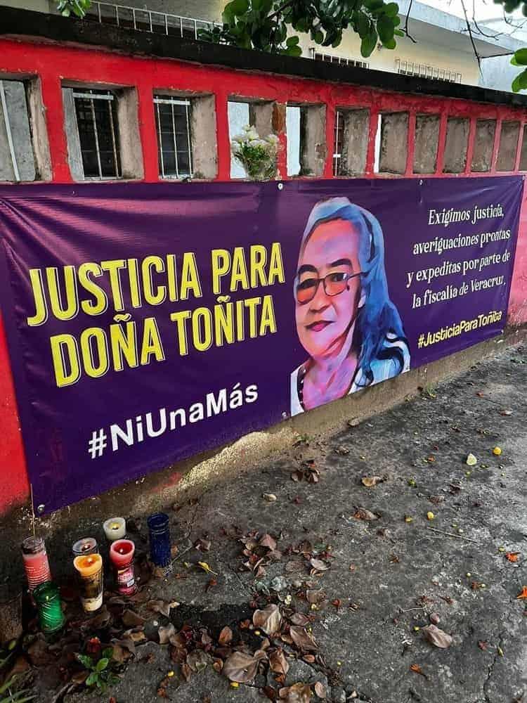 Feministas exigen justicia por el feminicidio de Toñita en Veracruz