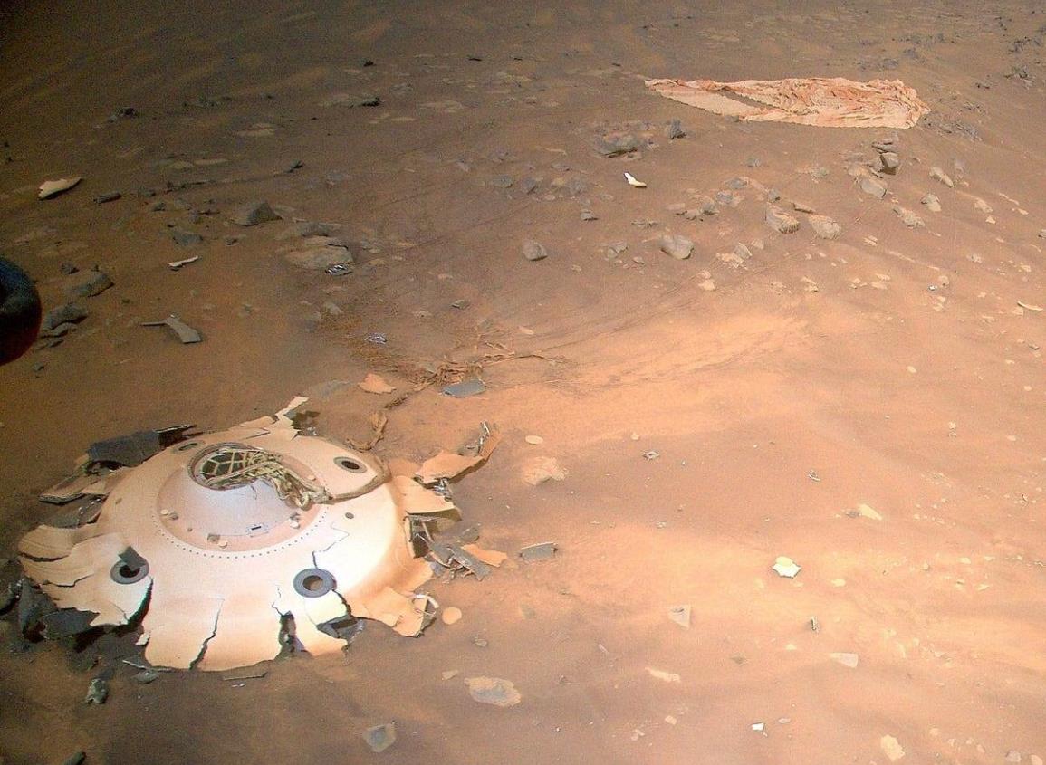 En Marte, habrían ya 7 toneladas de basura humana