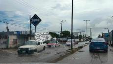 Avenida Juan Osorio, de los puntos más afectados por lluvias en Coatzacoalcos
