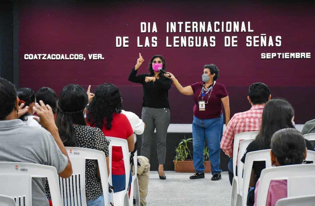 Se conmemora en Coatzacoalcos el “Día Internacional de las Lenguas de Señas”