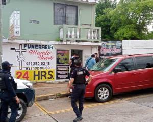 Tres lesionados en ataque armado a una funeraria de Coatzacoalcos 