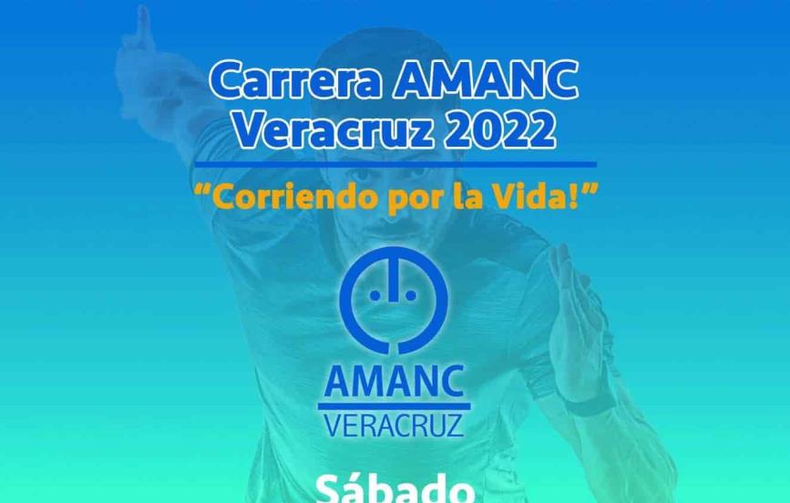 Realizarán Carrera AMANC Veracruz 2022 en beneficio de niños en Hospital Regional