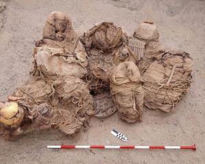 En Perú, hallan tumbas de 800 años
