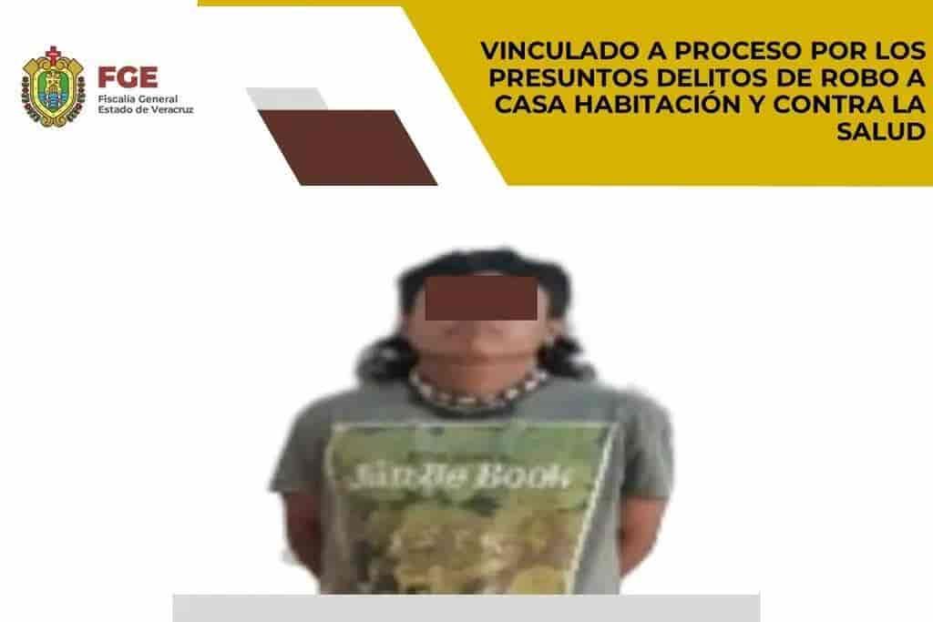 Vinculan a Gerardo N en Veracruz por presunto delito de robo a casa habitación