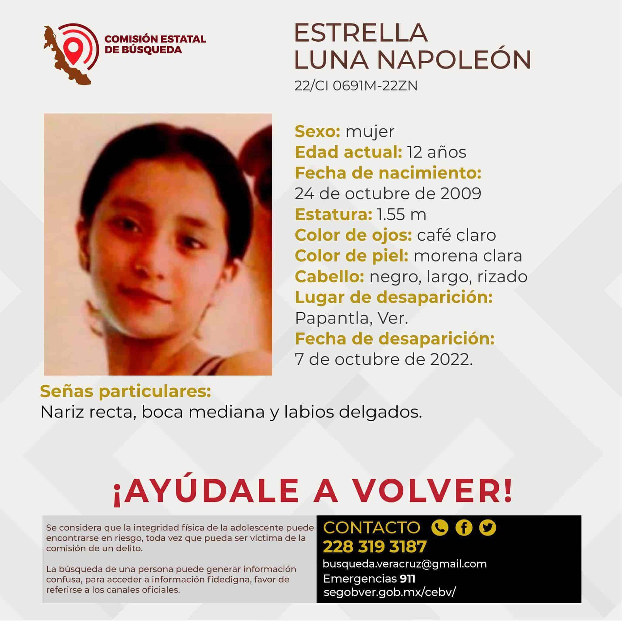 Buscan a las hermanas Estrella y Lucero; desaparecieron en Papantla