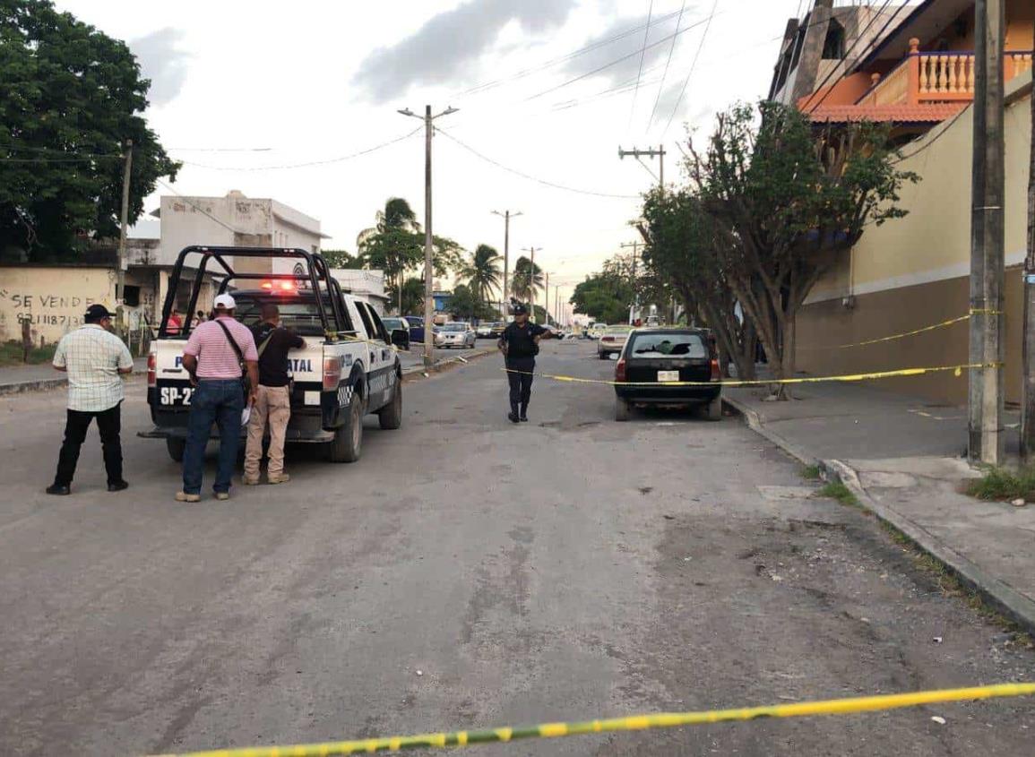 Fuerte movilización policiaca por balacera en colonia del puerto de Veracruz(+video)