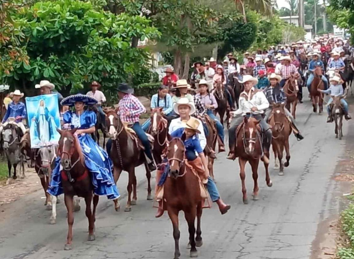 Cabalgan en honor a La Purísima de Concepción en La Antigua