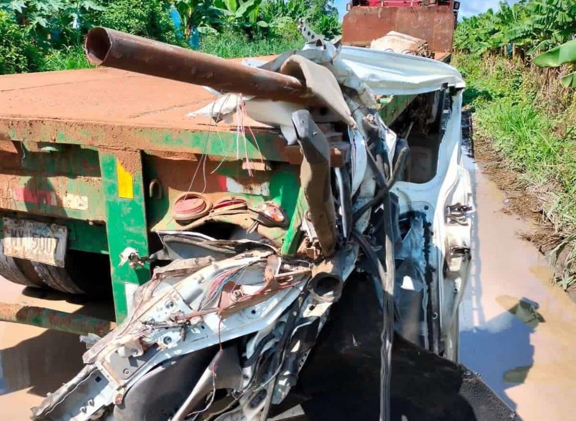 Pierden la vida dos migrantes en accidente automovilístico en Chiapas