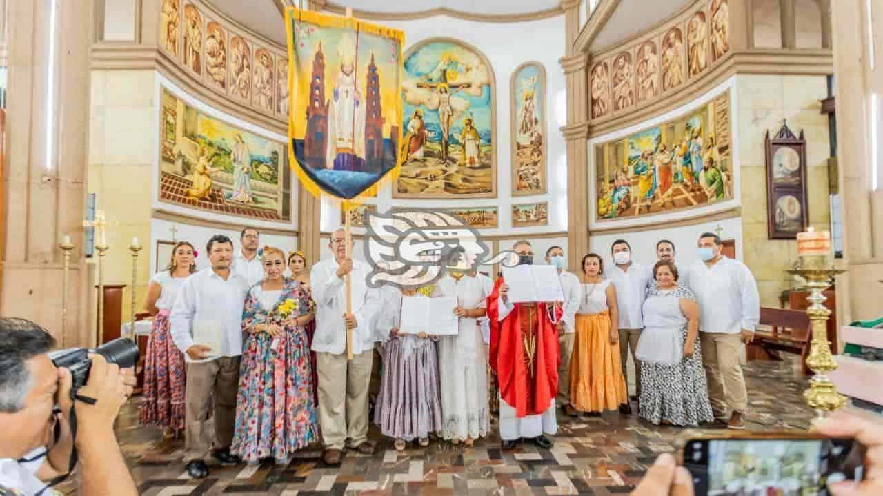Encabeza Rosalba Rodriguez histórico cambio de mayordomos de San Martin Obispo 