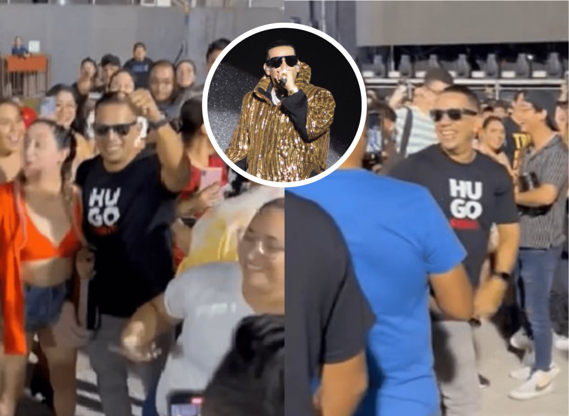 Doble de Daddy Yankee roba atención durante concierto en Veracruz (+Video)