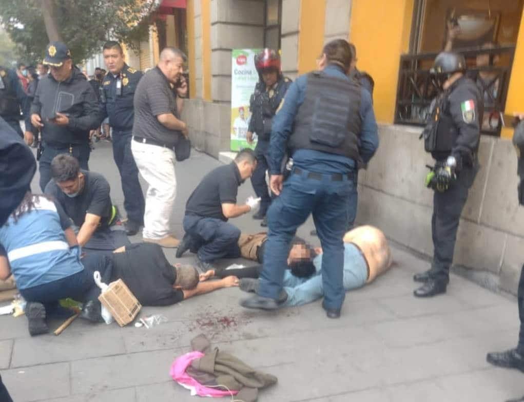 Balazos en Centro Histórico de la CDMX; tres heridos y un detenido (Video)
